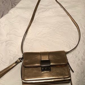 Bronze/gold Sondra Roberts handbag